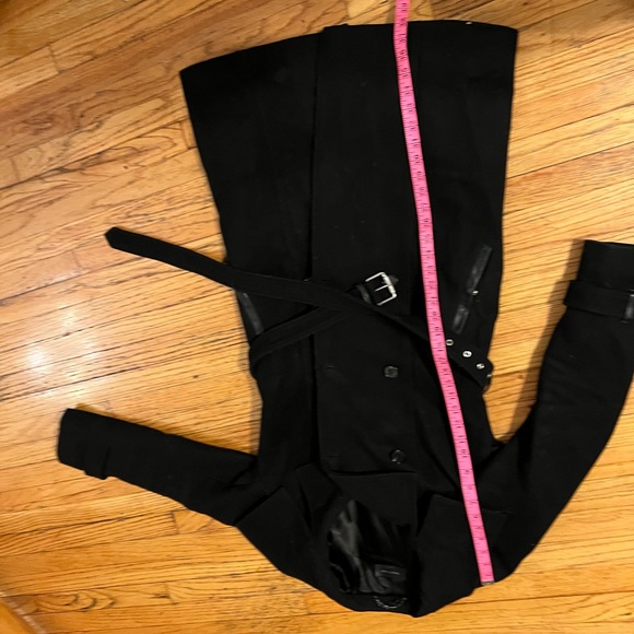 Mackage classic fine Italian wool and leather coat size Sin great condition - Picture 11 of 15